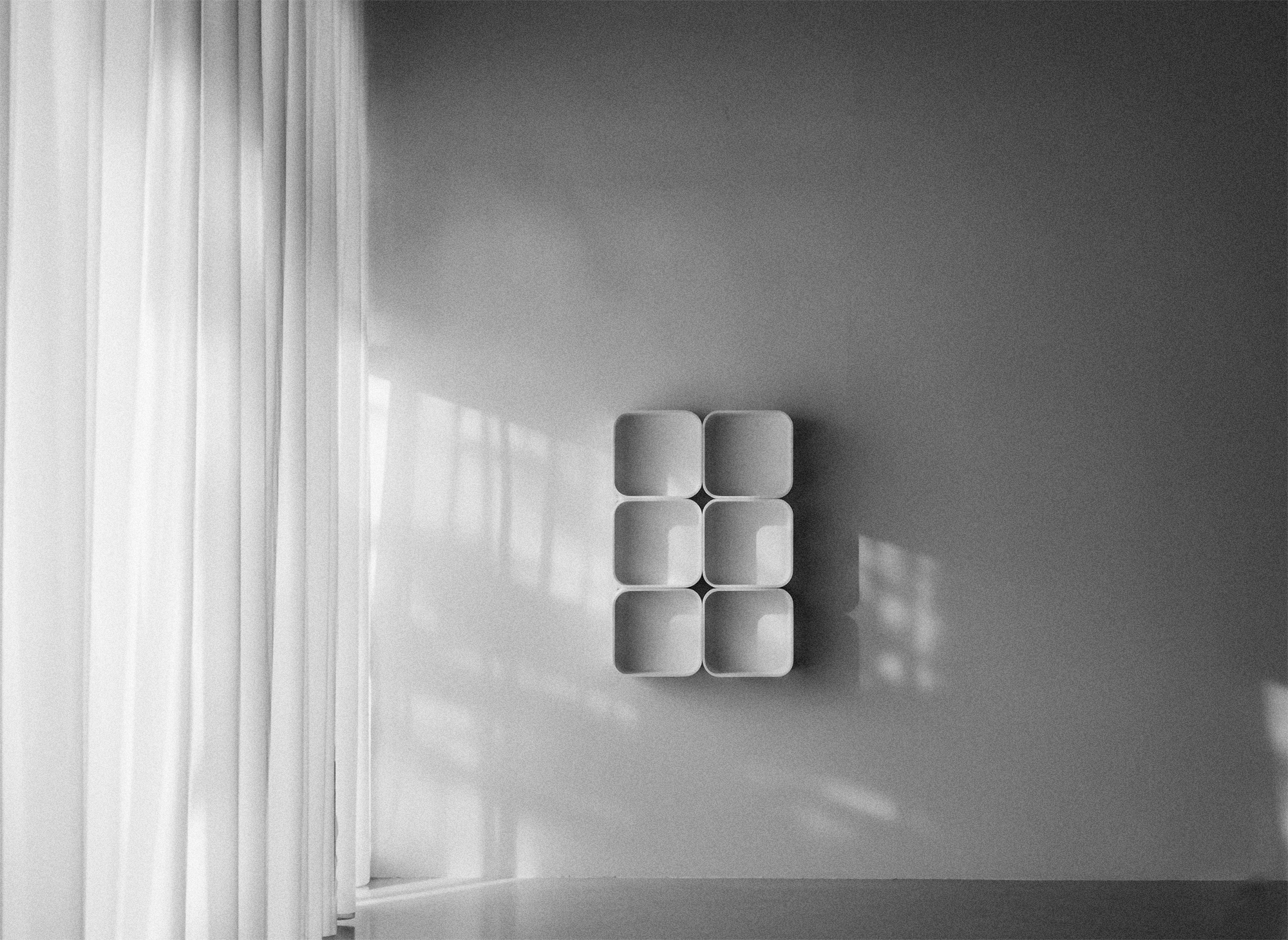 floating on the wall